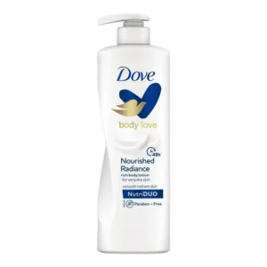 dove body lotion nourished radiance 400ml
