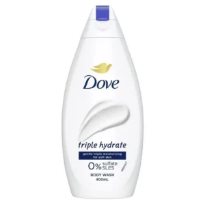 dove essential care body wash triple hydrate 400ml