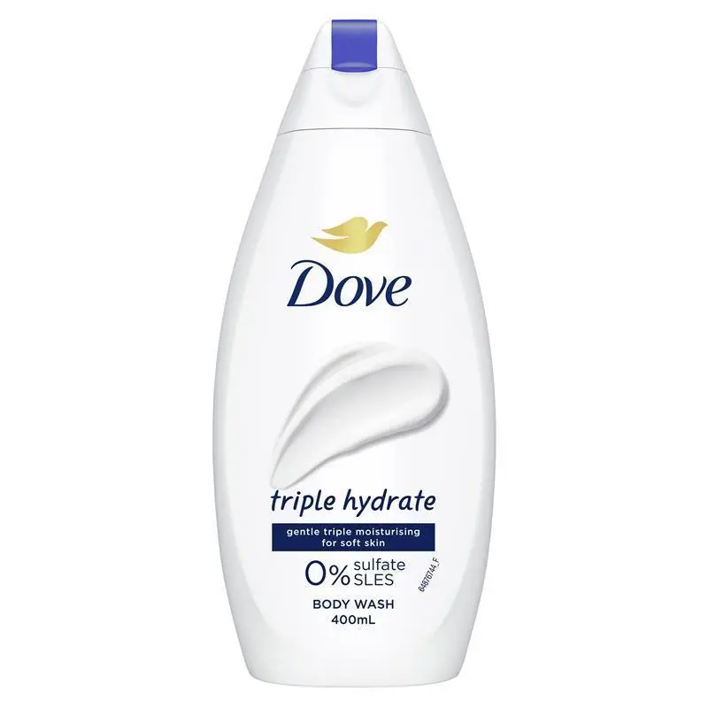 dove essential care body wash triple hydrate 400ml dove essential care body wash triple hydrate 400ml