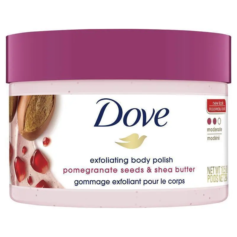 dove exfoliating body polish pomegranate and shea butter 298g dove exfoliating body polish pomegranate and shea butter 298g