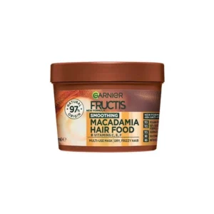 garnier fructis hair food smoothing macadamia 3 in 1 mask treatment for dry & unruly hair 390ml