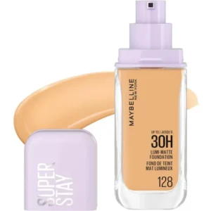 maybelline superstay lumi matte foundation 128
