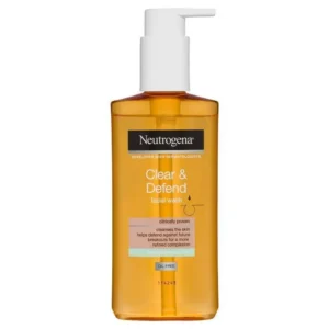 neutrogena clear & defend facial wash 200ml