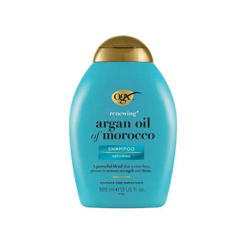 ogx renewing + repairing & shine argan oil of morocco shampoo for dry & damaged hair 385ml ogx renewing + repairing & shine argan oil of morocco shampoo for dry & damaged hair 385ml