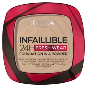 l'oreal paris infallible 24h freshwear foundation in a powder 130 true beige