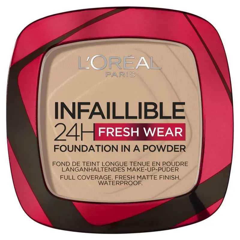 l'oreal paris infallible 24h freshwear foundation in a powder 130 true beige l'oreal paris infallible 24h freshwear foundation in a powder 130 true beige
