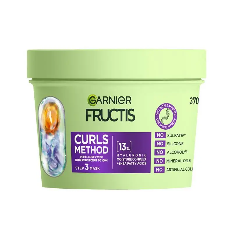 garnier fructis curls method mask 370ml garnier fructis curls method mask 370ml