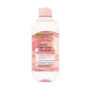 garnier skinactive micellar rose cleansing water clean & glow 400ml