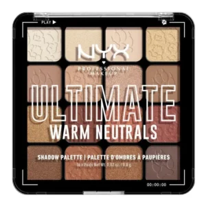 nyx ultimate shadow palette 16 pan warm neutral