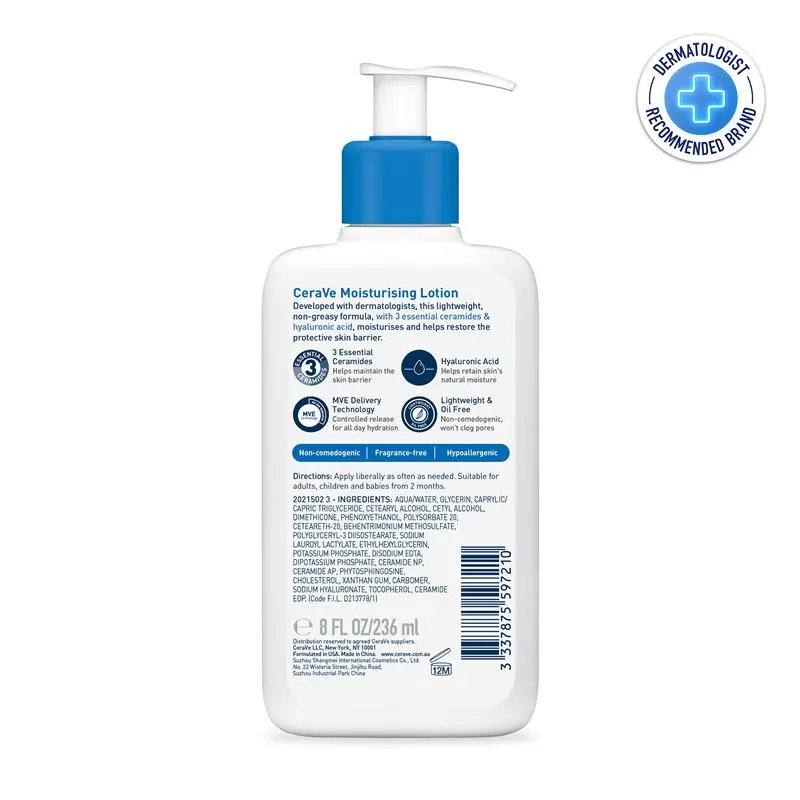 cerave daily moisturising lotion 236ml cerave daily moisturising lotion 236ml