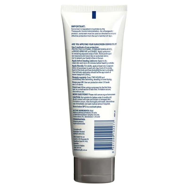 cancer council spf 50+ active 110ml tube cancer council spf 50+ active 110ml tube
