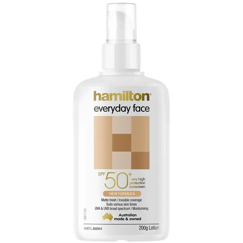 hamilton spf 50+ everyday face 200ml hamilton spf 50+ everyday face 200ml