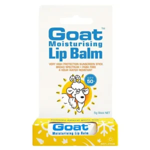 Home goat moisturising lip balm spf 50 5g